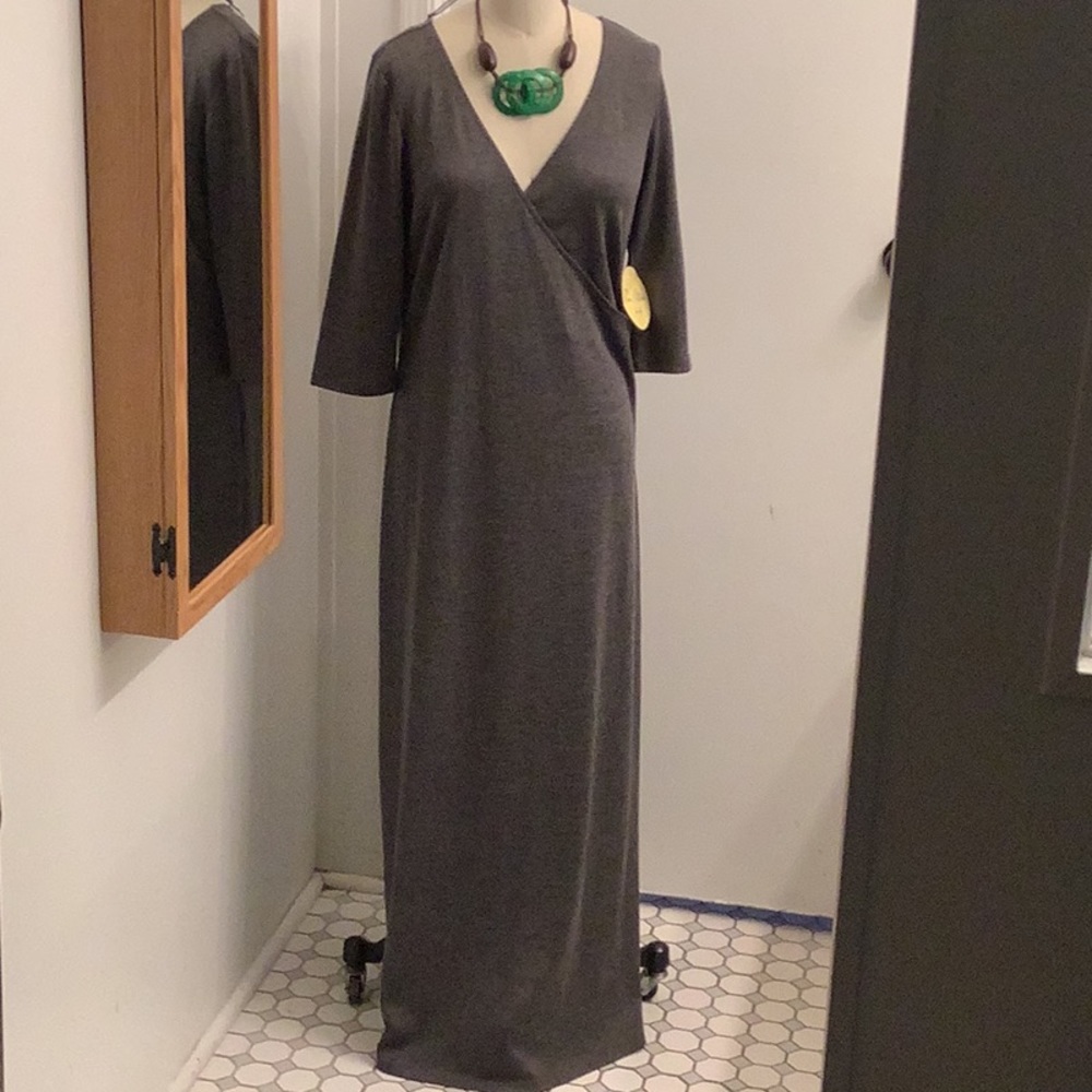 NEW Gray Maxi Dress by Emma & Michele